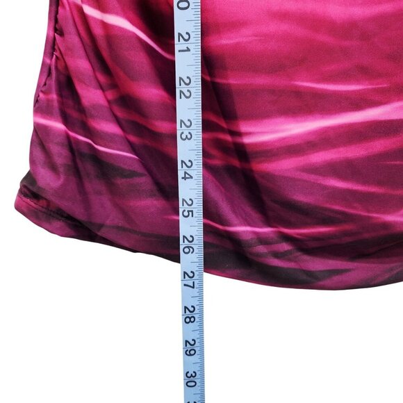 Womens Swimsuit Sleeveless Gradient Pink Tank Top By Daci Size 2XL - Picture 8 of 9